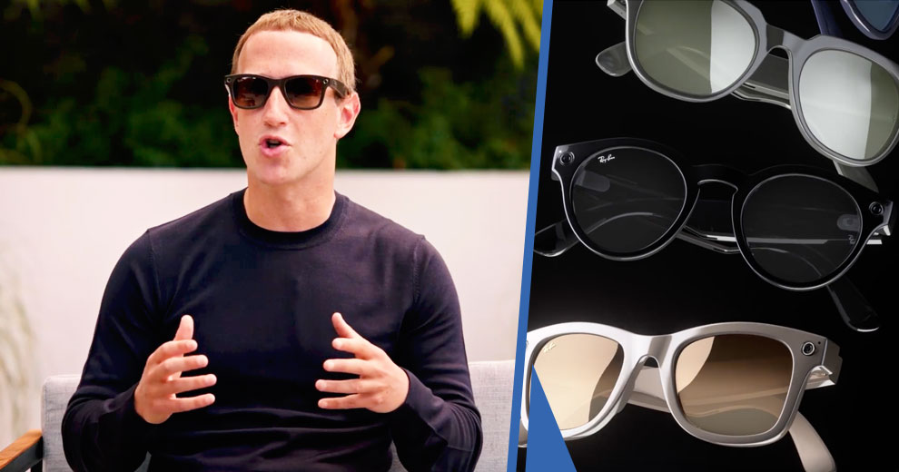 Zuckerberg exhibió las nuevas funciones de las gafas de Meta y Ray